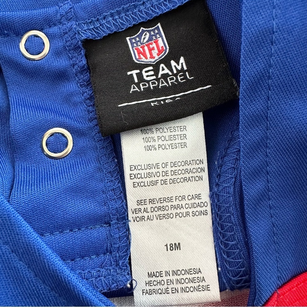 NFL Football Team‎ Baby Girls 18 months Buffalo Bills Cheerleader Outfit Dress - Picture 4 of 4